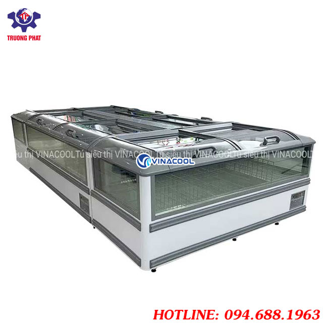tủ đông lạnh mặt kính