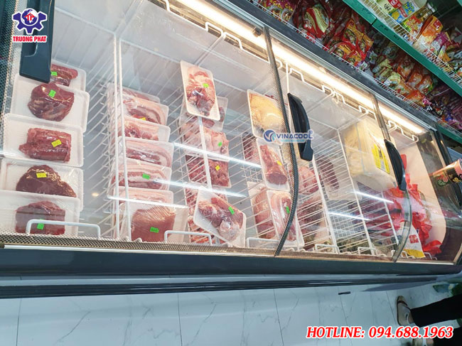 tủ trưng bày siêu thị 2m