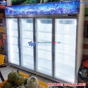tủ đông trưng bày 4 cánh kính SLD-2400FSW