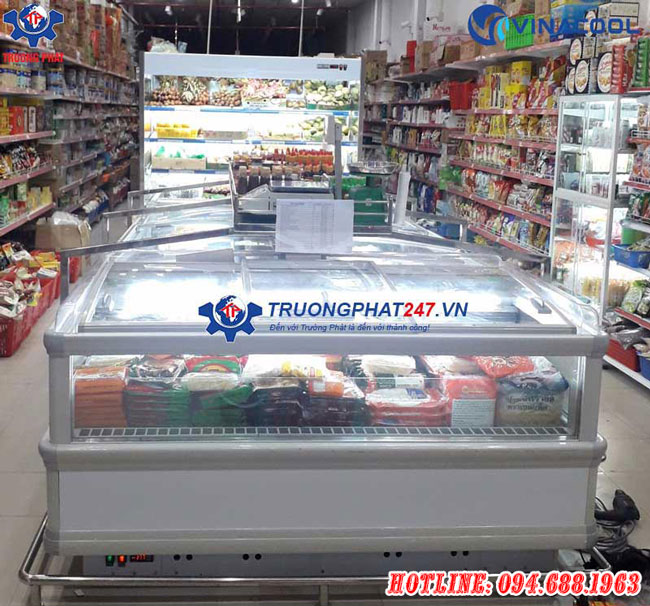 tủ đông trưng bày thực phẩm Vinacool